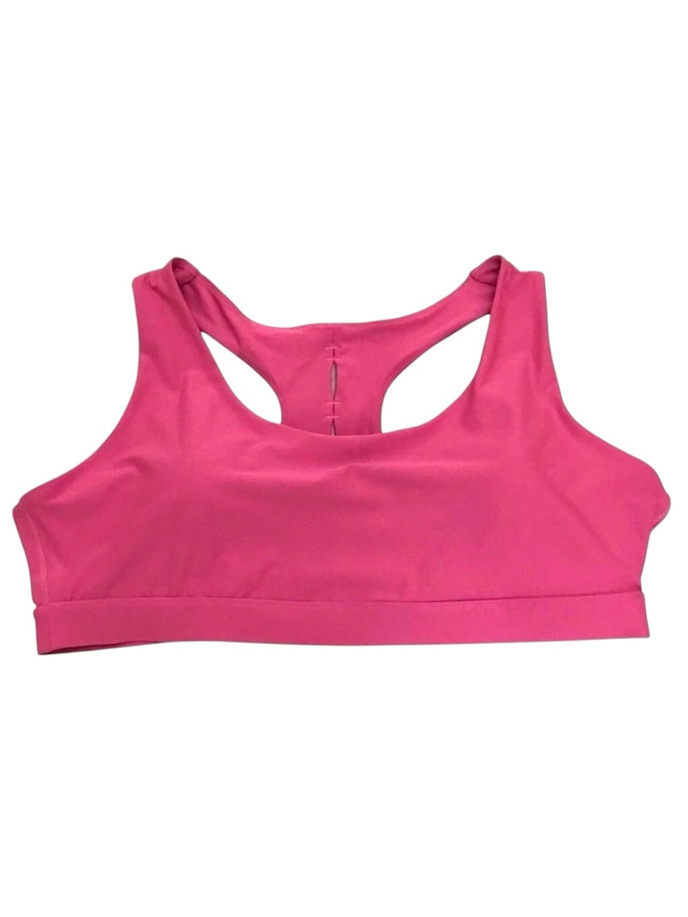 Nwot Sports bra Plus sise 4X bra pink racer back padded